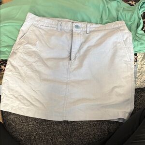Light Blue Casual Mini Skirt